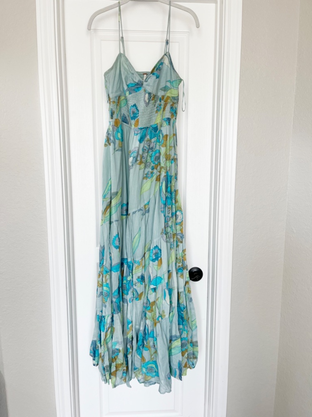 Free People FP Sundrenched Printed Maxi Dress Medium - Picture 3 of 5
